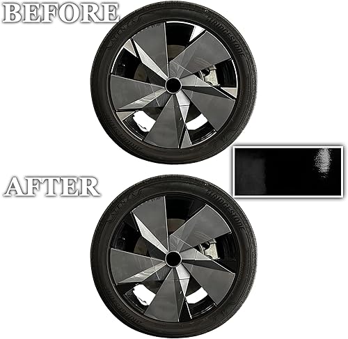 Miniatura 10 de BOGAR TECH DESIGNS Adhesivo de vinilo cromado para ventana lateral compatible con Nissan Ariya 2023, negro brillante