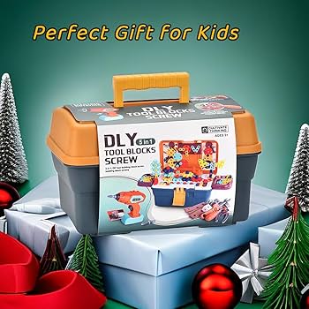 Amazon.com: CZOALX Magic Montessori Play Toolbox, Design and Drill