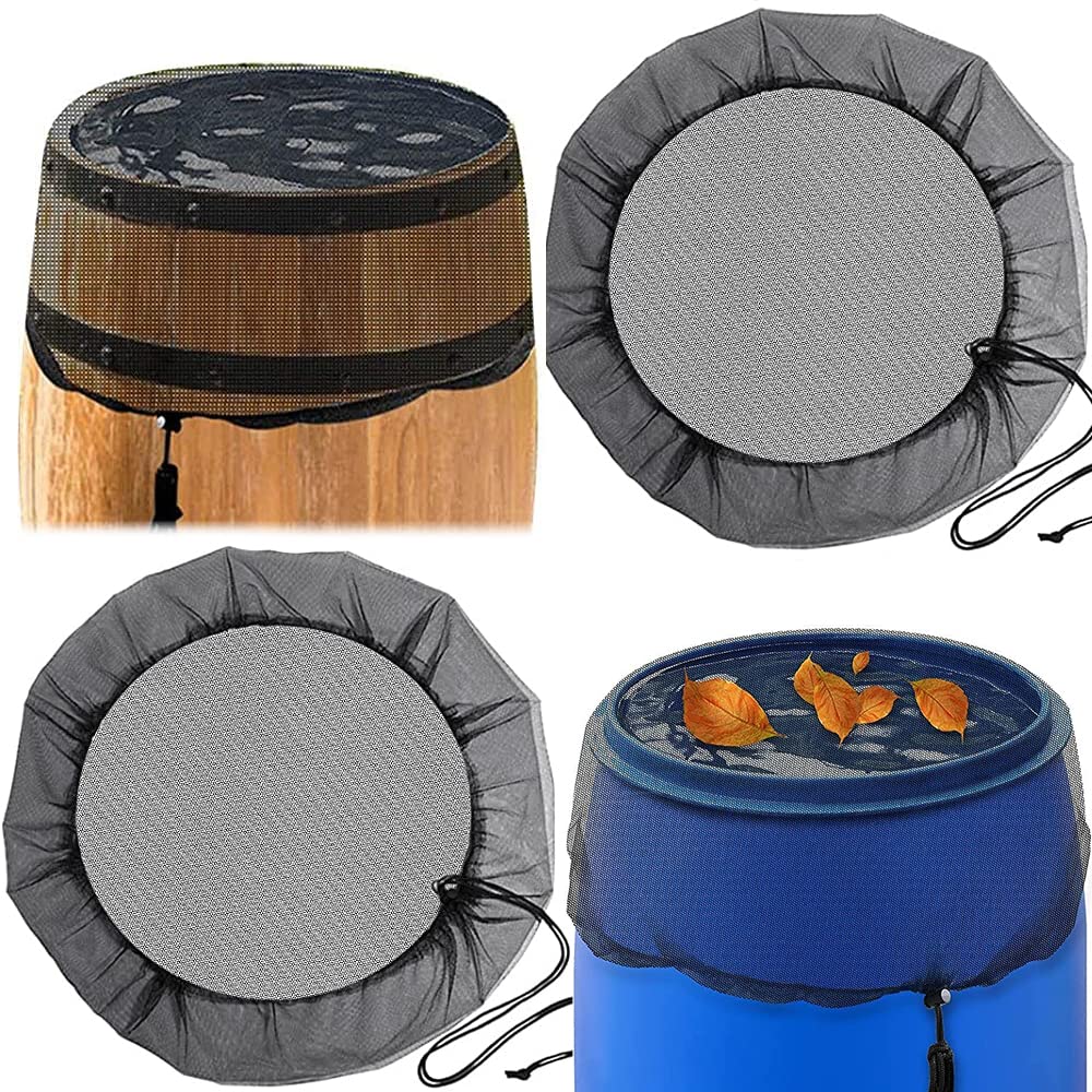 Coperture Rete Antipioggia Parliky 2 Pezzi | Poliestere Nero | Per Serbatoi Acqua | Maglia Fine - Foto 8