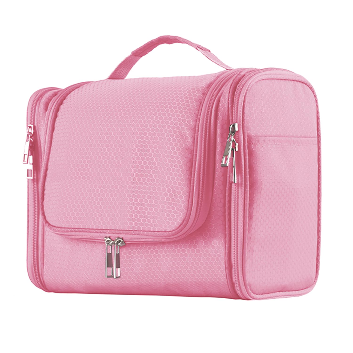 Buruis Hanging Toiletry Bag for Women and Men, Large Water-Resistant Makeup Organizer with Sturdy Hook, Lightweight Nylon Dopp Kit for Full-Sized