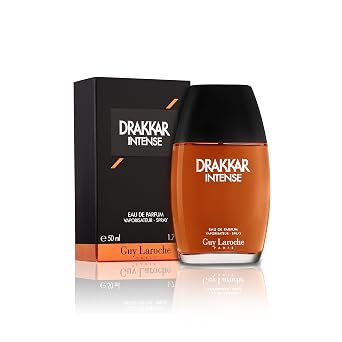 Guy Laroche Drakkar Intense Mens Eau de Parfum - Seductive & Irresistible Mens Cologne, Ambery Fougere Fragrance with Notes of Vanilla, Bergamot & Clary Sage, Long Lasting Perfume for Men