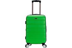 Melbourne Green Hardside Expandable 20-Inch Carry-On Luggage