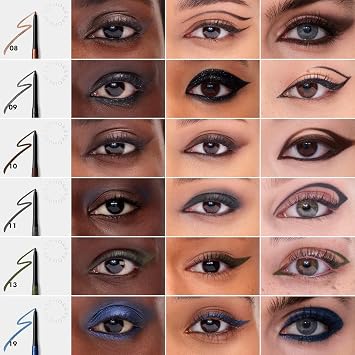 محدد عيون قابل للسحب مقاوم للماء من مجموعة سيفورا لمدة 12 ساعة - 10 بني غير لامع