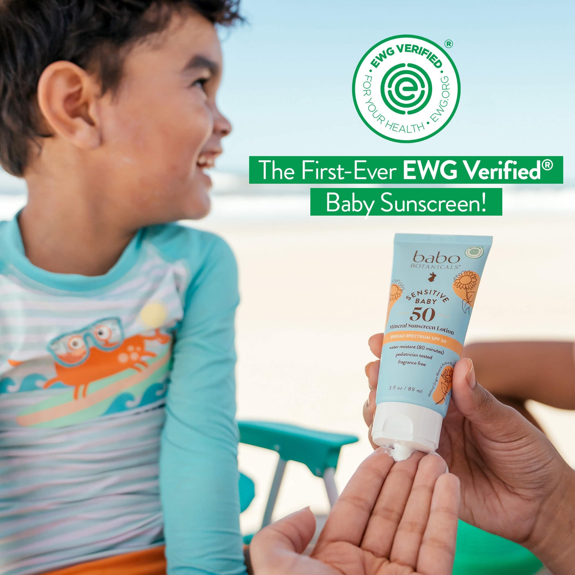 Babo Botanicals Baby Skin Mineral Sonnencreme SPF 50 für Unisex 85 g Sonnencreme