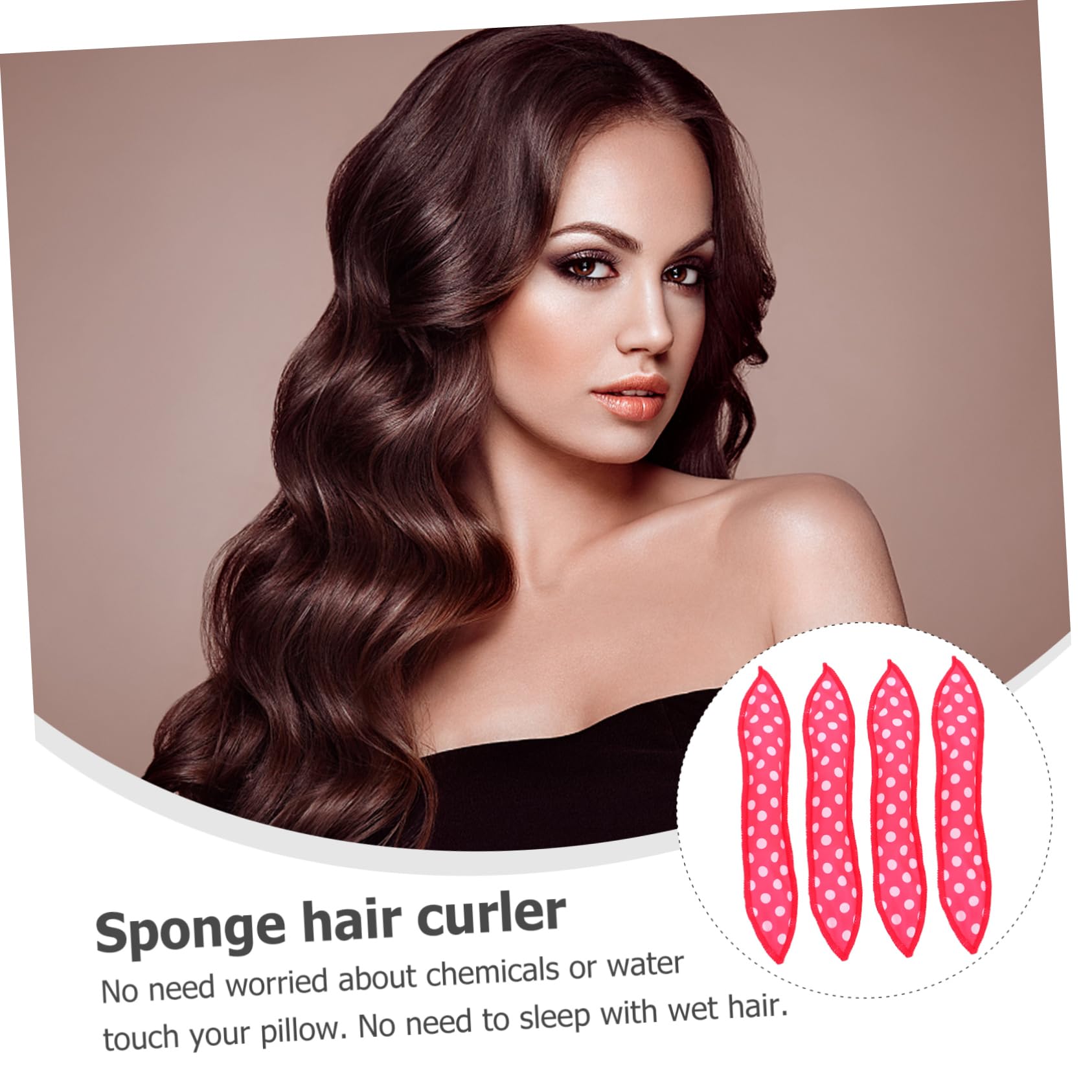 FOMIYES 57stücke Teiliges Haarschaumwickler Hitzefreie Schlaflockenwickler Für Gesundes Haar Für Lange Und Kurze Frisuren -styling Für Hause