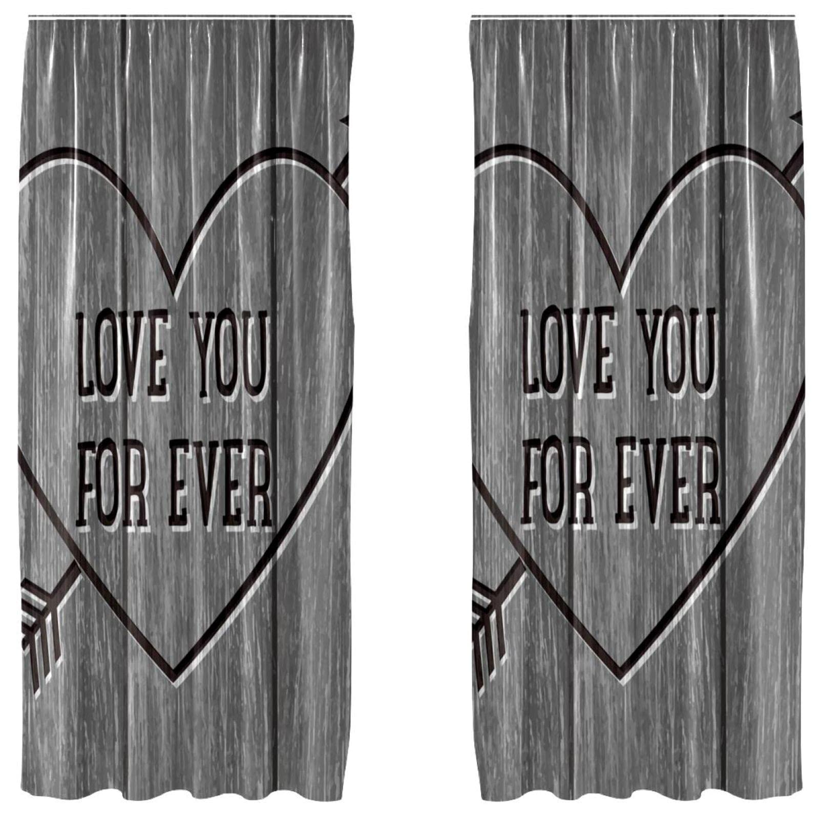 Cortinas Love Heart para Crear un Dormitorio Infantil Dulce y Relajante
