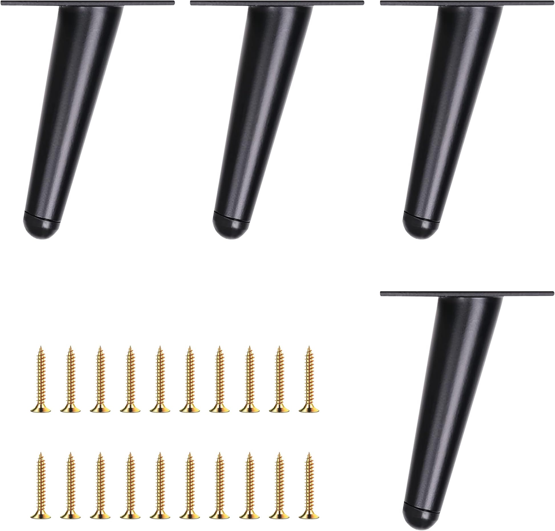 Winbell Furniture Legs Set of 4, Coffee Table Legs Metal