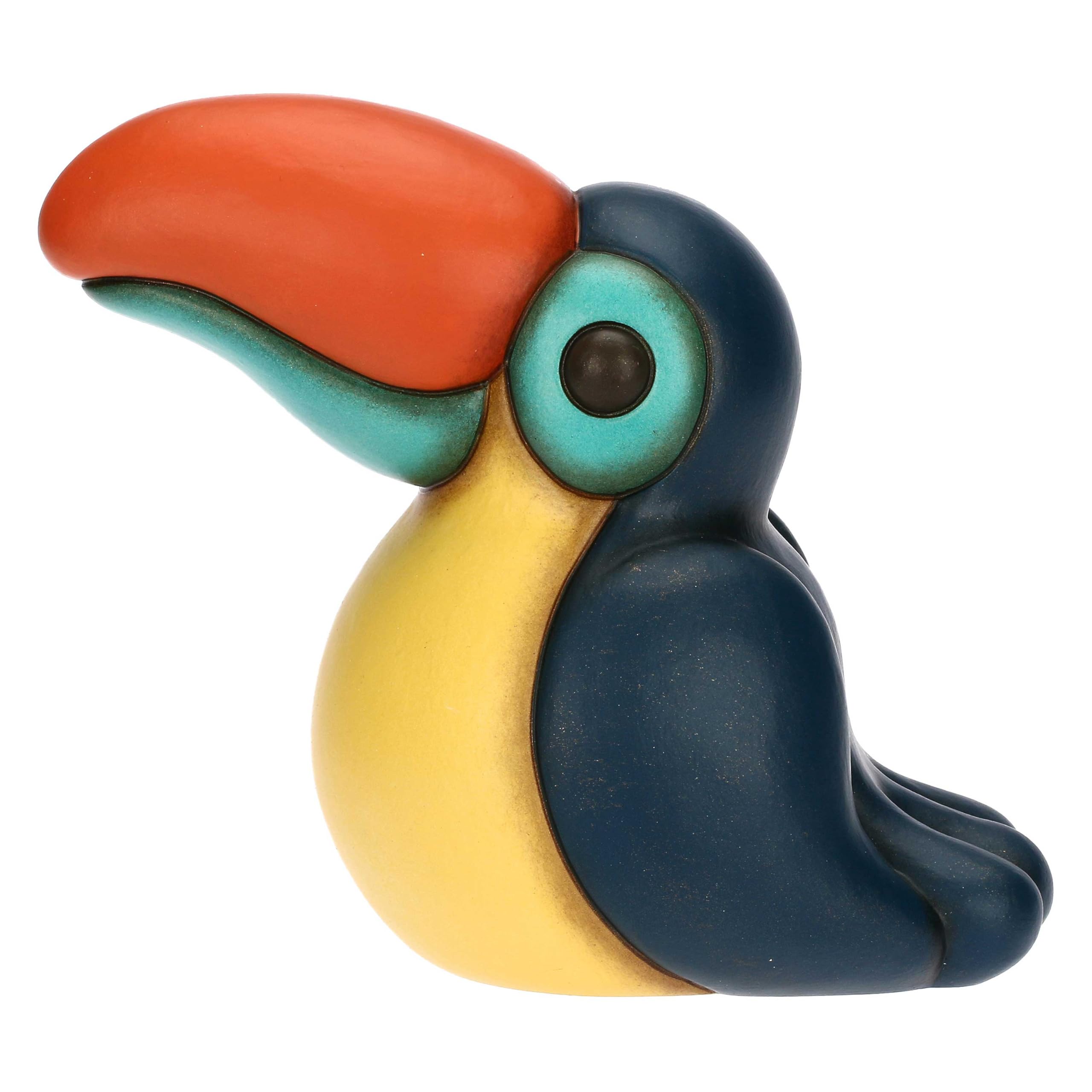THUN - Tucano grande - ceramica - Collezione Icone - 9,8 x 16,5 x 14,6 cm