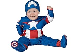 Marvel Captain America Baby Halloween Costume: A Dashing Suit for the Little Superhero