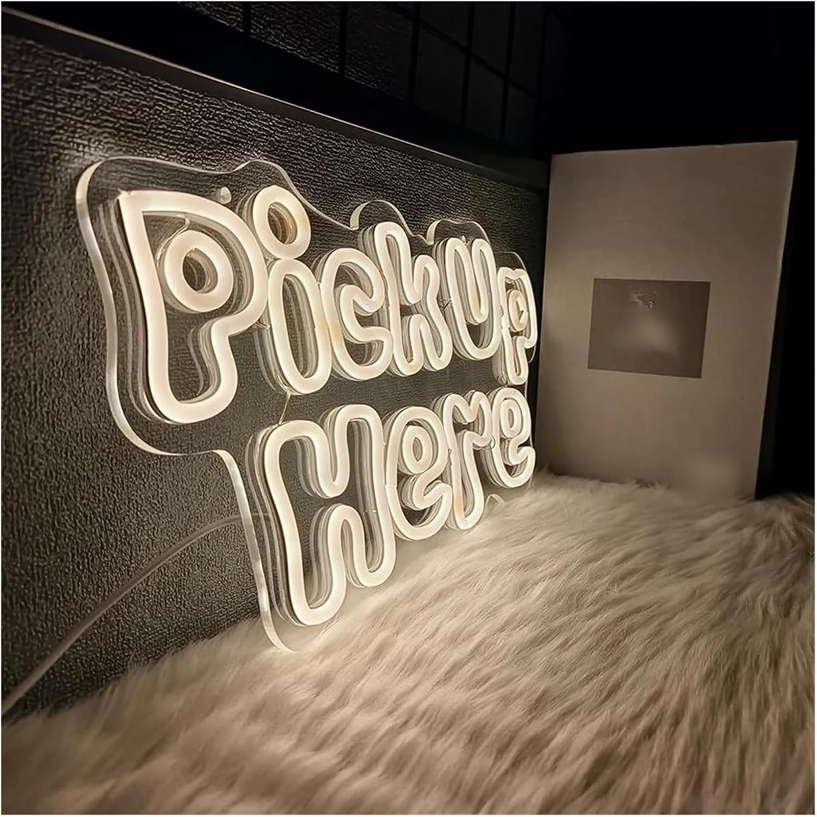 Insegna al neon, ritira qui l'insegna a LED per hotel, negozi, ristoranti, bar, decorazioni illuminate 42 cm x 22