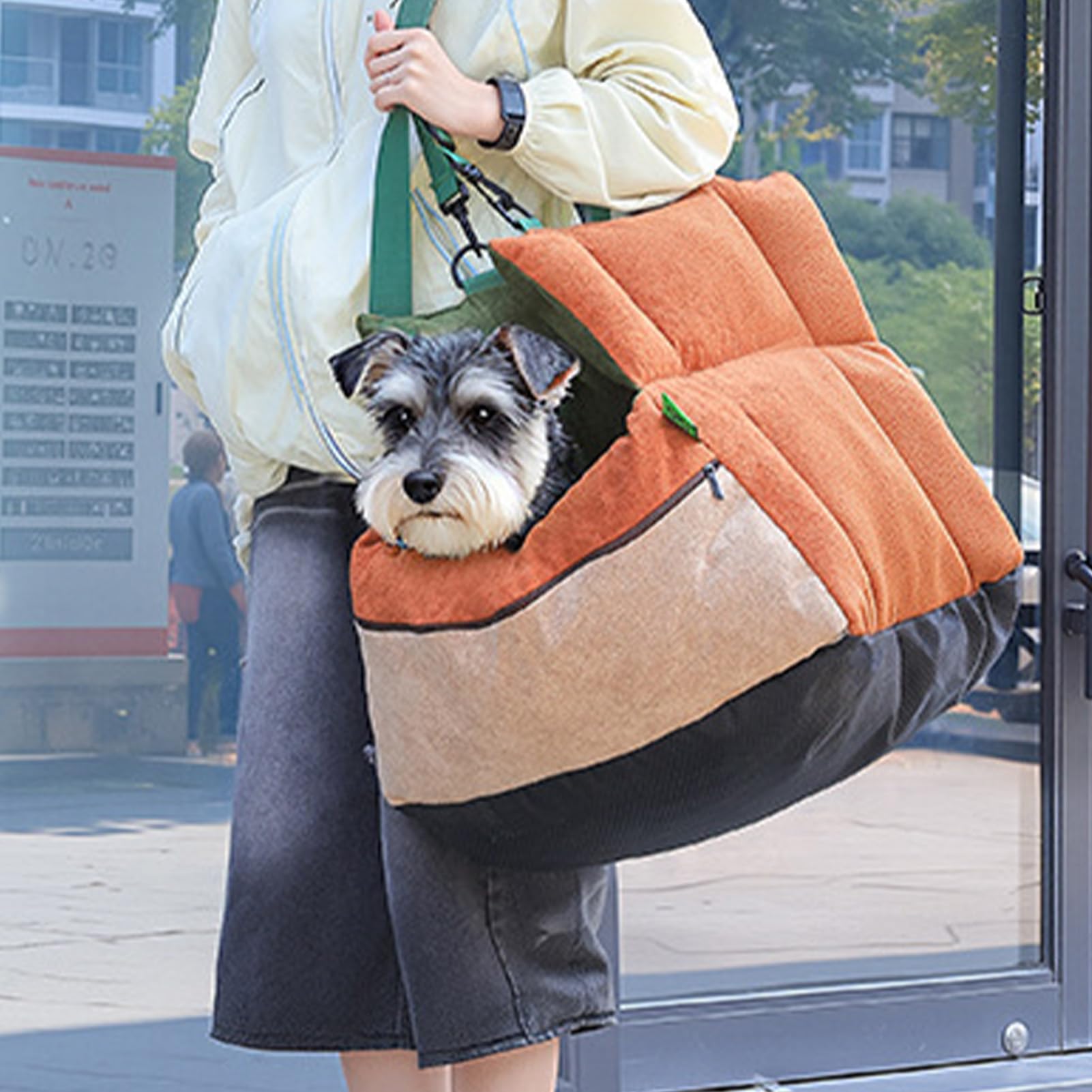 Asiento De Coche Para Cachorros Accesorios Para Mascotas 2 En 1 Con | Bolso Para Gatos Para Viajes Coche Diario Cachorro Interior Exterior Transporte Público