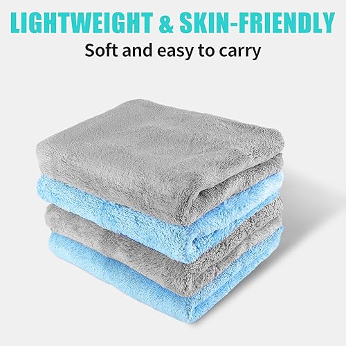 Miniatura 4 de Baberos para adultos para hombres y mujeres, paquete de 4 unidades, baberos de rizo reutilizables para personas mayores, toalla impermeable para