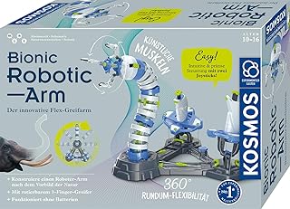 KOSMOS 621279 Bionic Robotic Arm, the Innovative Flex Gripper Arm, Kit for Bionic Robots, Introduction to the World of Robotics, Experiment Box for Children from 10 Years
