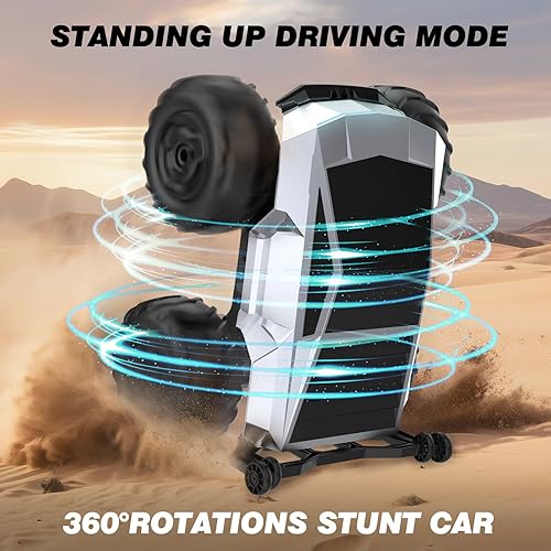 Miniatura 4 de Blasland Auto de control remoto, 116 4WD impermeable RC Monster Truck, 2.4GHz todo terreno Anfibio RC Stunt Cars, 360 giratorio Pick-up Truck