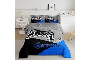 Stylish Boys Bedroom Set: Ultimate Gaming Retreat