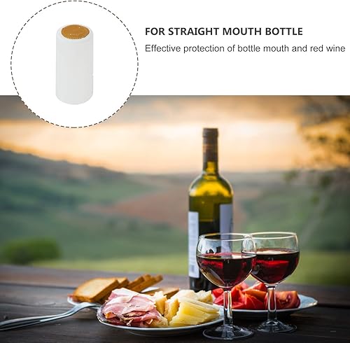 Miniatura 8 de Hemoton 100 cápsulas termorretráctiles para botellas de vino, cápsulas retráctiles para bodegas, uso doméstico, 1.181in