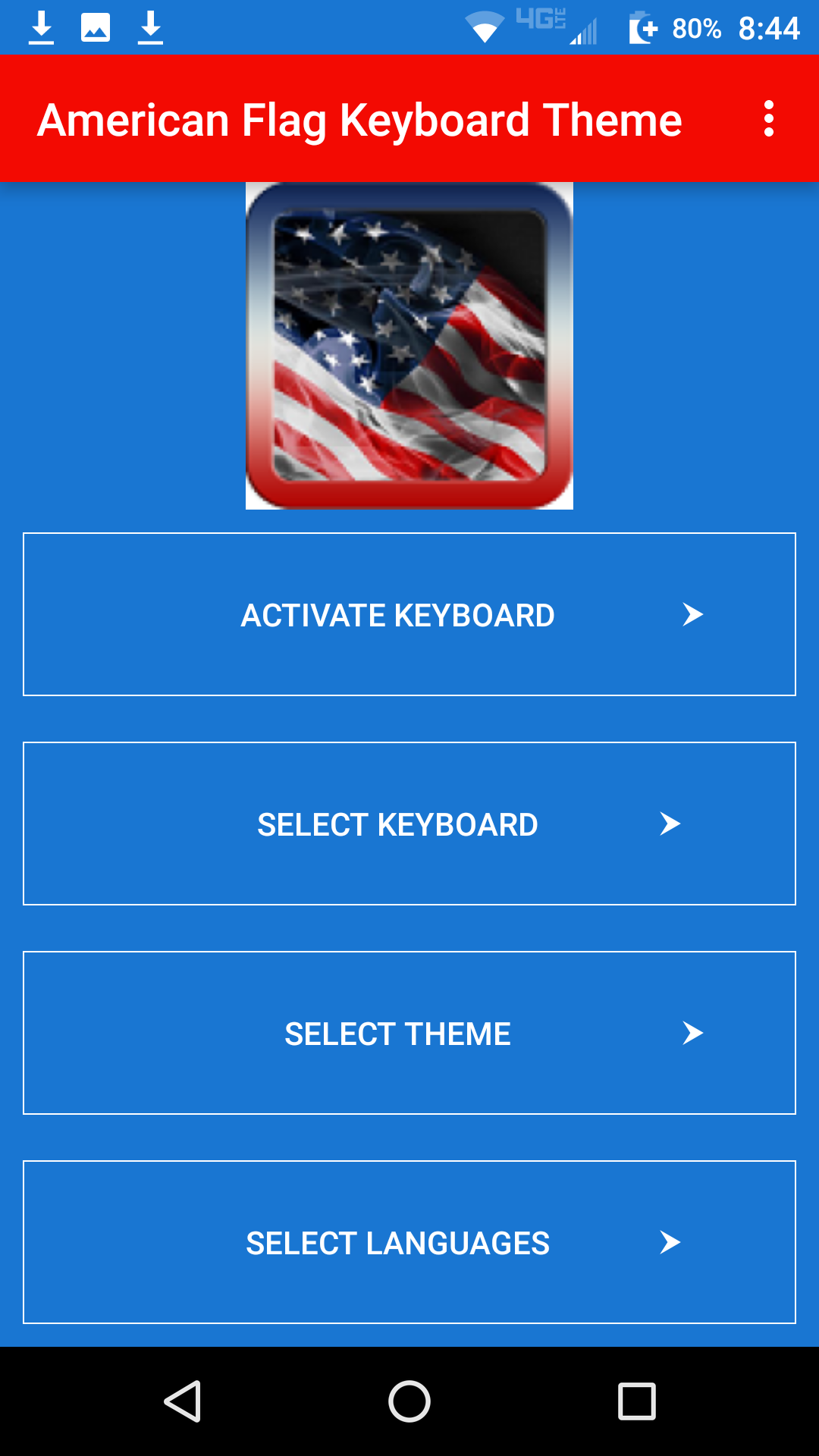 American Flag Keyboard Theme Free Themes Backgrounds Wallpapers Icons