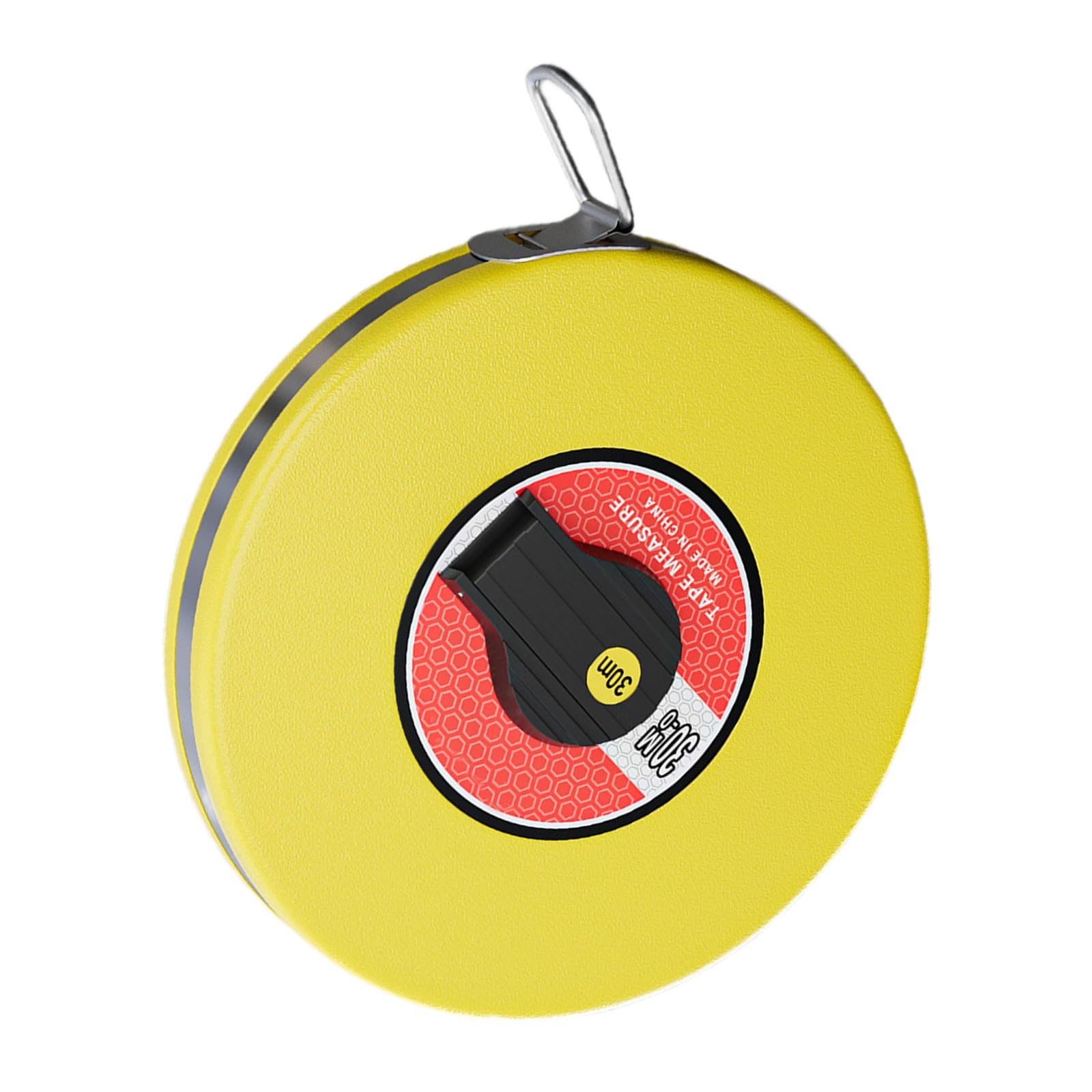 Kaeltsyn 30 Meters Reinforced Fiberglass Tape Measure Featuring Abs Impacts Resistant Case And Hand Crank Operate For Enhances Durability Precisions Tape