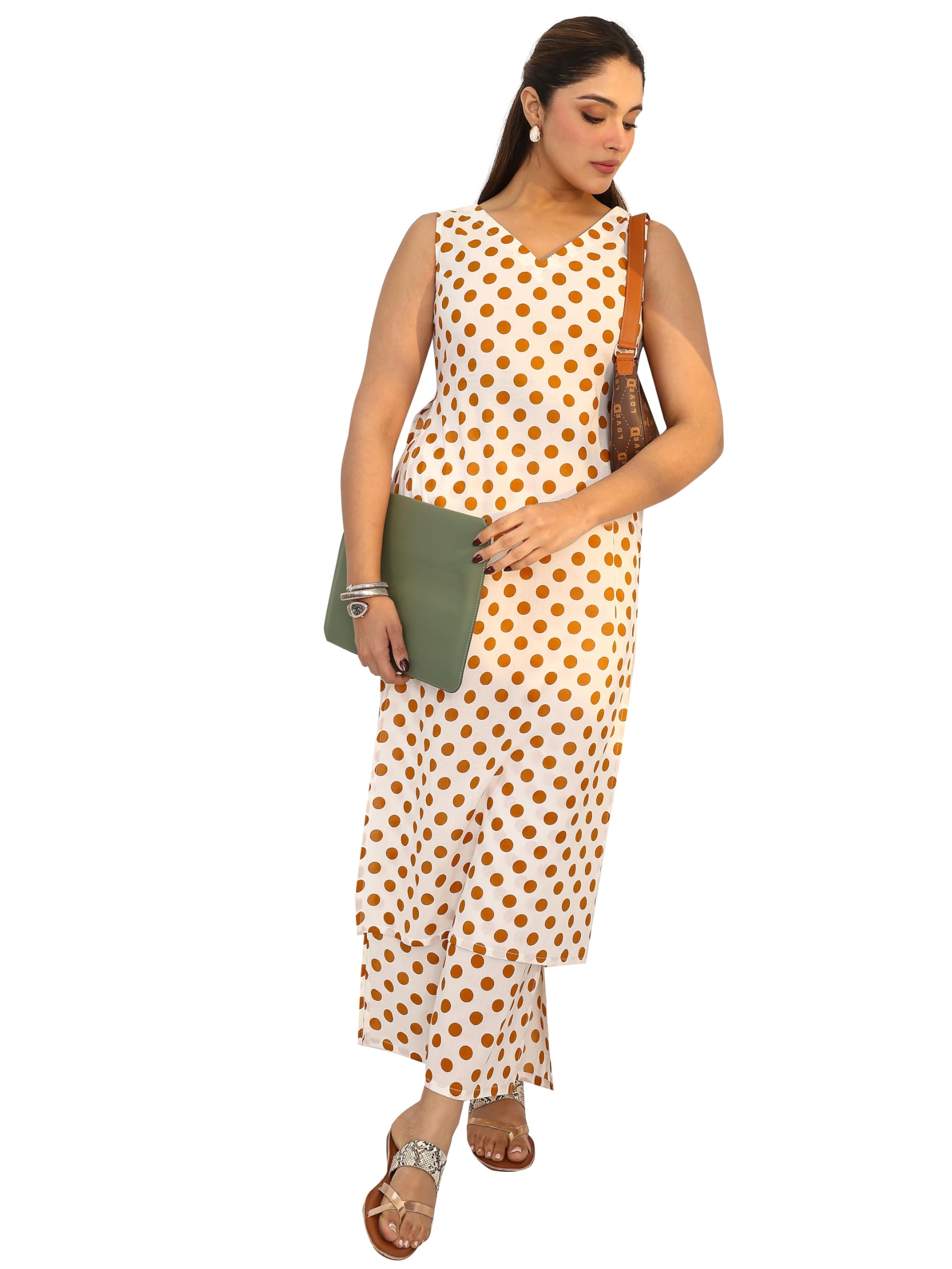 Printed Cotton Straight Kurta With Palazzo | daily wear suit-image-33