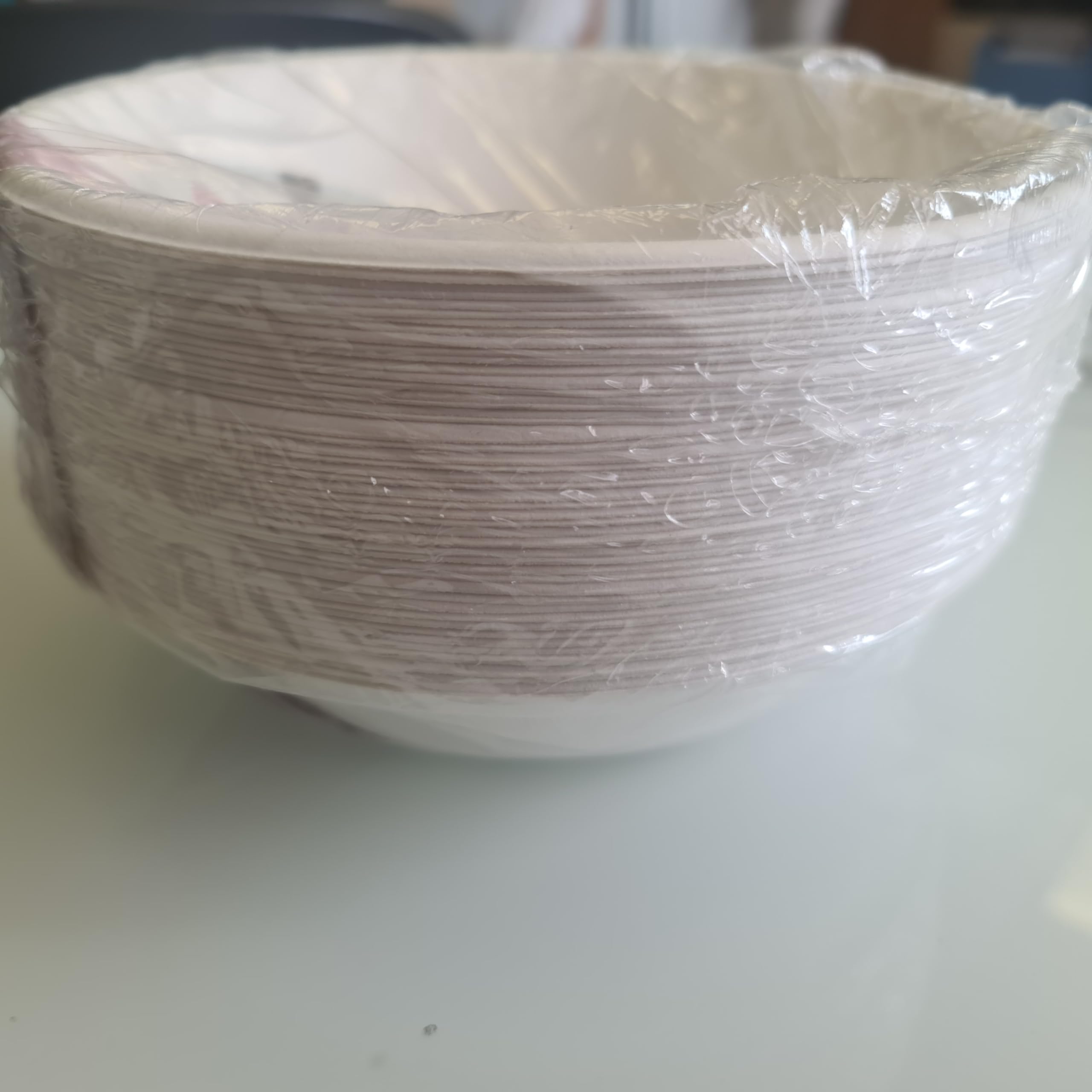Generico PIATTO FONDO 680 ML IN FIBRA DI CANNA DA ZUCCHERO - COMPOSTABILE E BIODEGRADABILE - CF. 1000 PIATTI