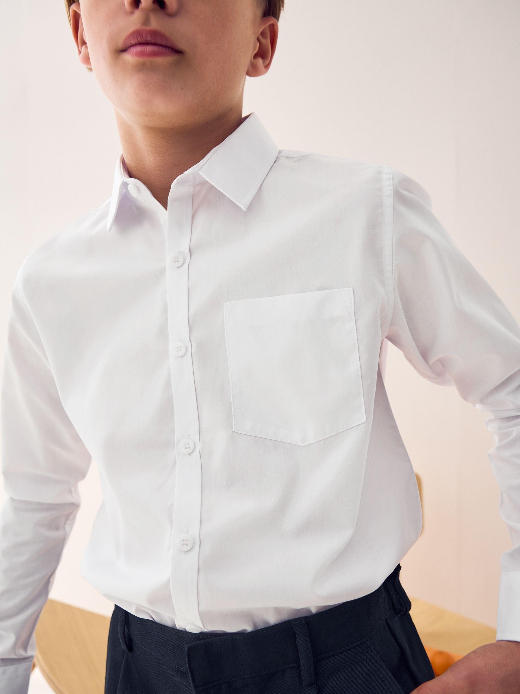 NEXT Pack de 2 camisas de manga larga estándar (3-17 años)