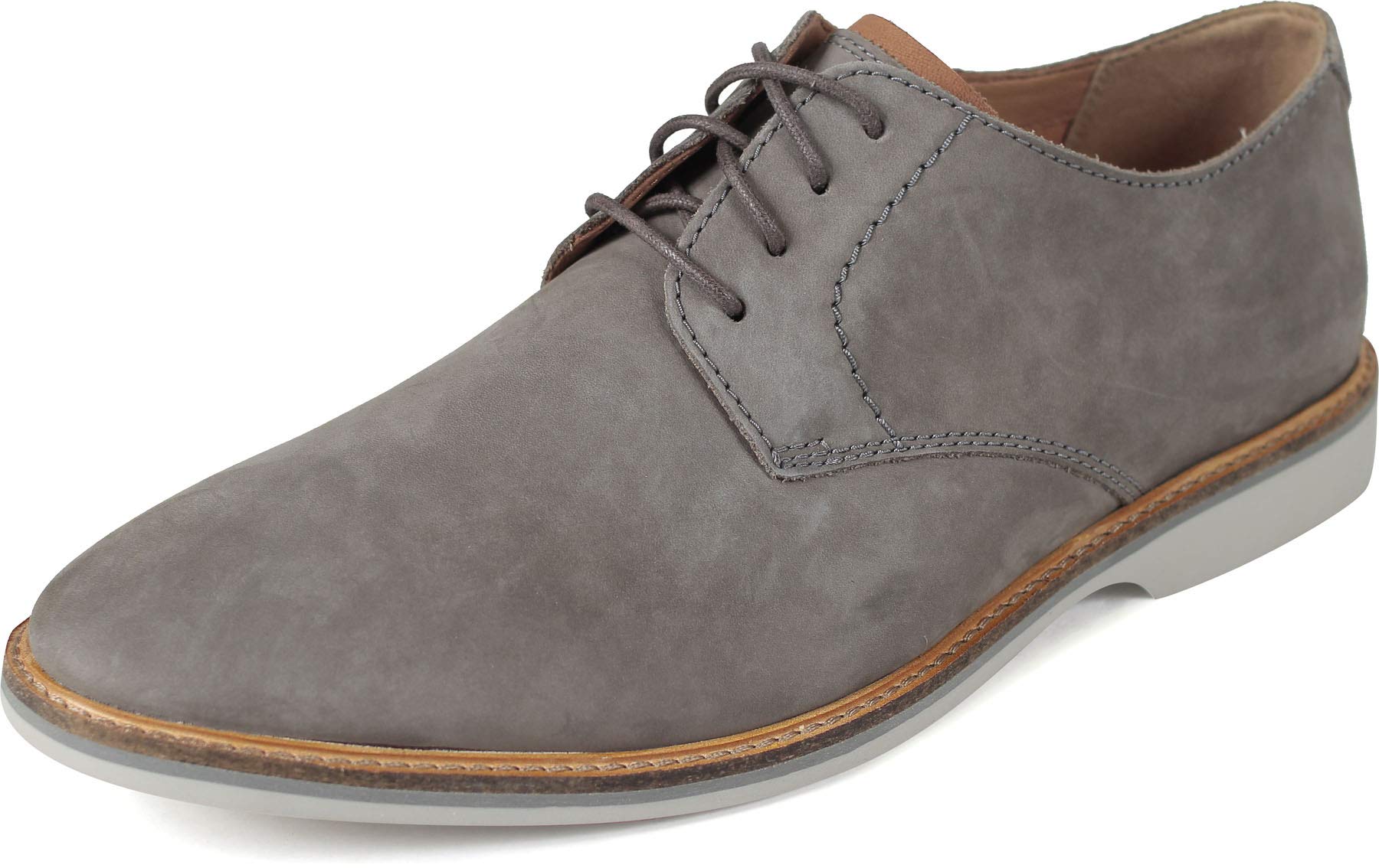 Clarks Atticus LTLace Mens Grey Nubuck, 6.5