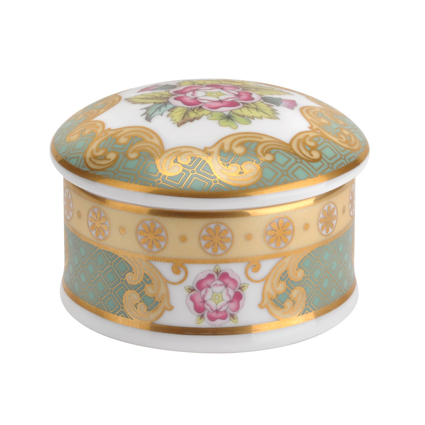 Portmeirion Multi Colour Royal Worcester Trinket Box, Multi-Colour