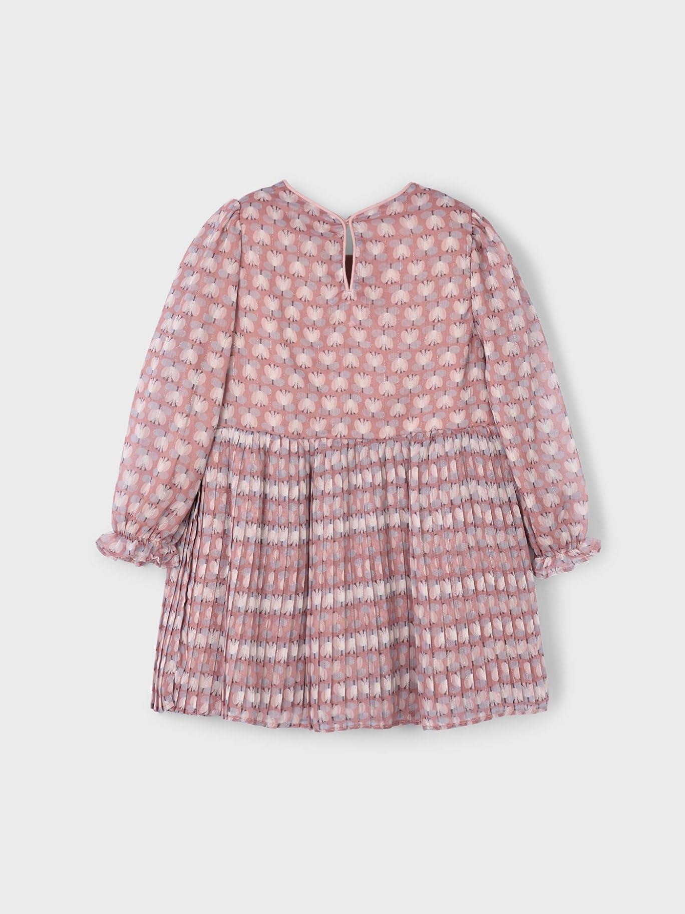 Mayoral Vestido Plisado Estampado para niña Maquillaje
