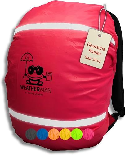 Housse de Pluie pour Cartable et Sac à Dos 20-40 L Weatherman