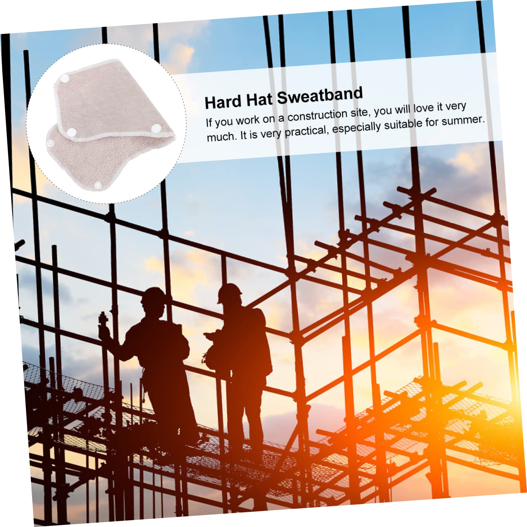 Mikikit 30stücke Schweißband Für Schutzhelme Atmungsaktive Und Wiederverwendbare Schweißbänder Und Schweißabsorbierend Für Optimale Arbeitseffizienz Für Baustellen Und