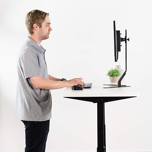 Vista 62 de VIVO - Mesa/tablero universal de 1.52 m x 60 cm (60 x 24 in) para escritorio de oficina y hogar con altura ajustable. Madera clara