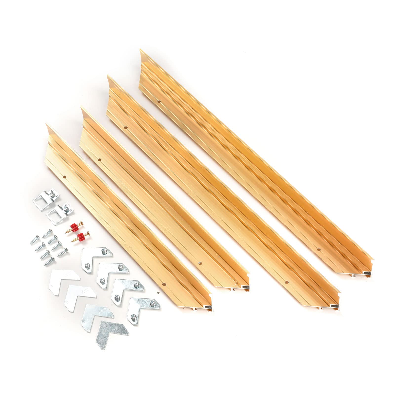 Photo 1 of 30"x30" Canvas Frame for 1"-1.28" Depth Canvas Painting,DIY Assembled for Wall Decoration - with Accessories (Gold,1PCS) Gold 30x30