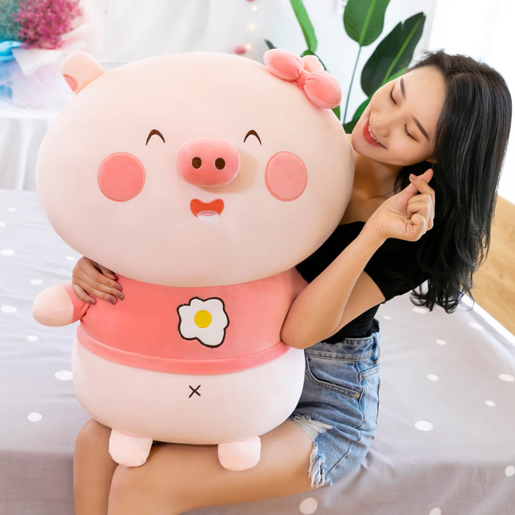 Amazon.co.jp: ぬいぐるみ 特大 豚 ブタ クマ テディベア 可愛い豚