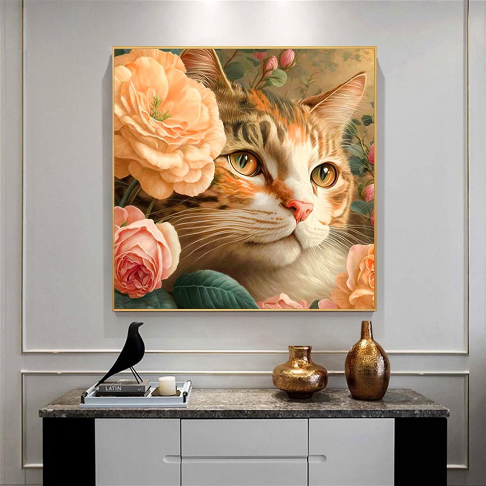 EXQUILEG Kit per diamond painting 5D, fai da te, per adulti e bambini, decorazione per la casa (A, 30 x 40 cm