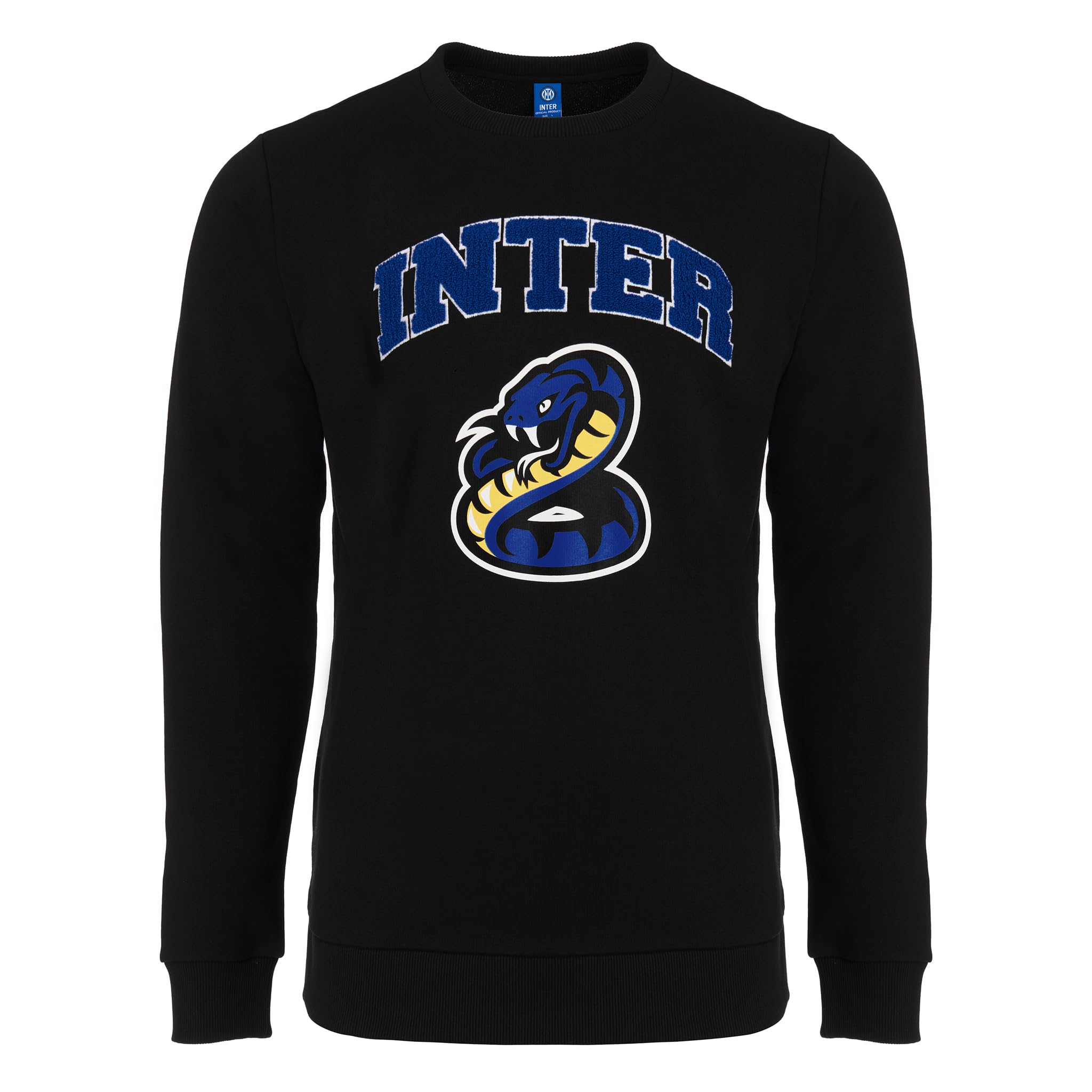 Inter T-shirt dla dorosłych, uniseks, oficjalny produkt, z Biscionem Ekskluzywna kolekcja Back to Stadium, 100% bawełna, odpowiednia dla wszystkich fanów Nerazzurri