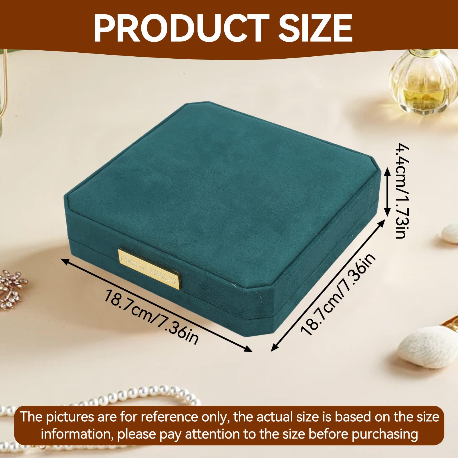 Conjunto De Joyería Caja De Terciopelo, Anillo, Pendientes, Collar, Caja De Regalo, Caja De Regalo Colgante, Soporte De Almacenamiento De Joyería, Organizador De Joyería Grande, Caja De Almacenamiento
