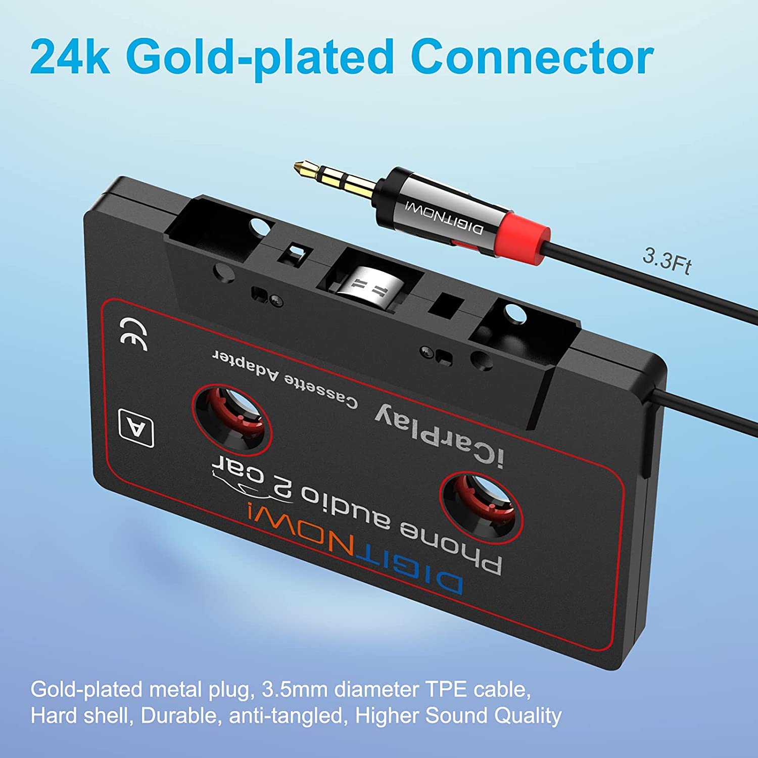 DIGITNOW! Car Cassette Adapter