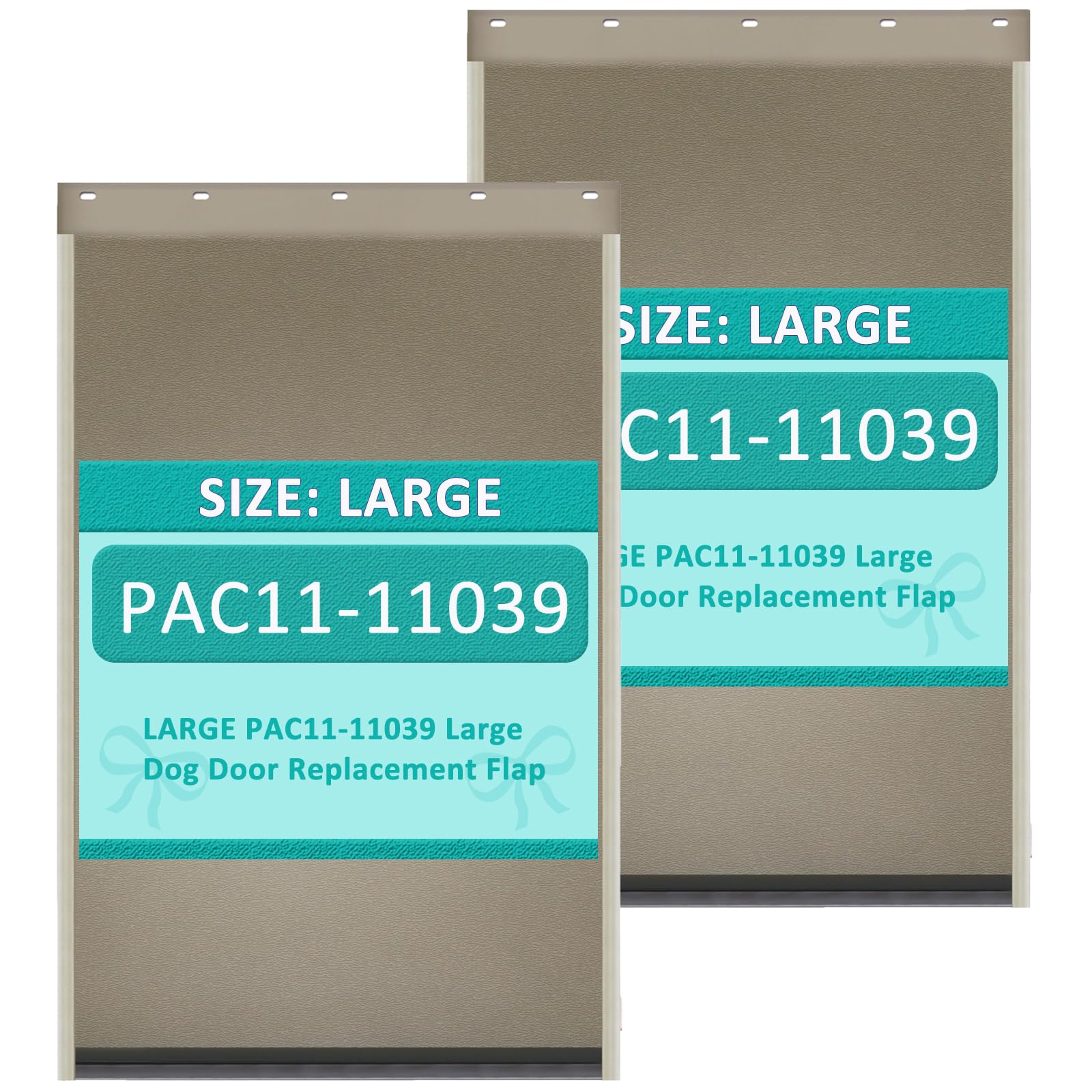 PAC11-11039 Ersatzklappen Für PetSafe Hundetüren – 3 Stück, Groß (26,7x41,8 Cm), Magnetisch & Isoliert