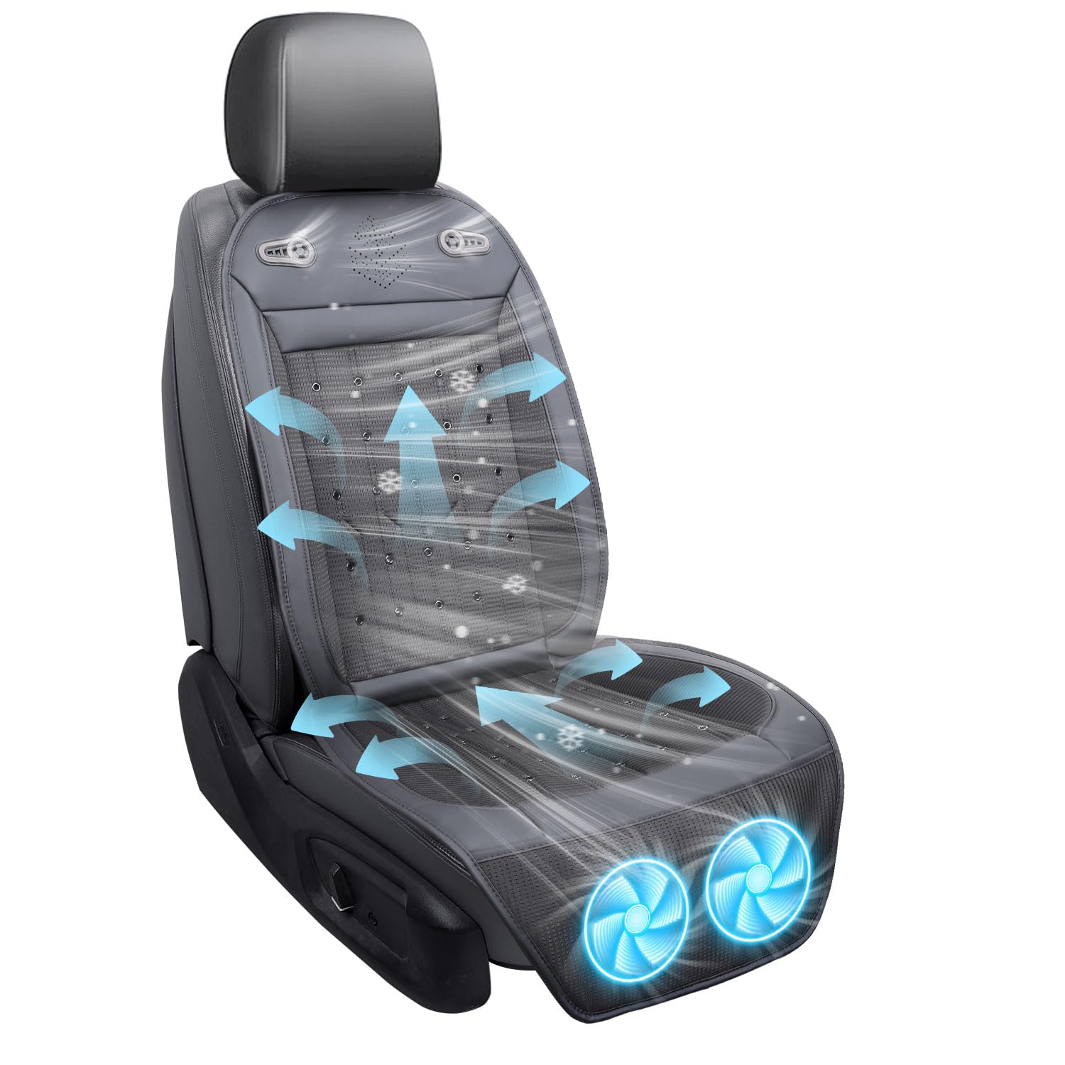 Amazon.co.jp: クールシート 車 シートクーラー【2026新昇級 50個送