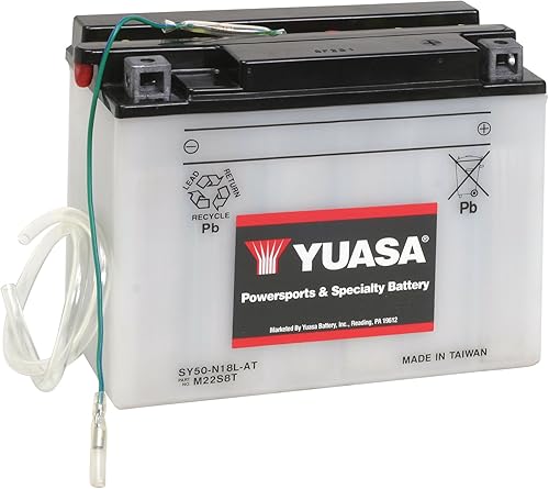 Yuasa YUAM22S8T SY50-N18L-AT Batería, multicolor