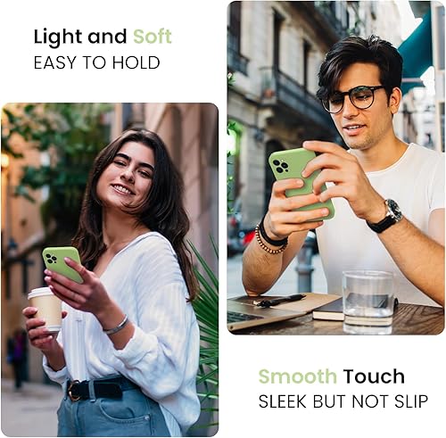 Miniatura 2 de FireNova Funda para iPhone 12 Pro Max, funda de silicona mejorada protección de cámara para iPhone 12 ProMax con forro de microfibra suave