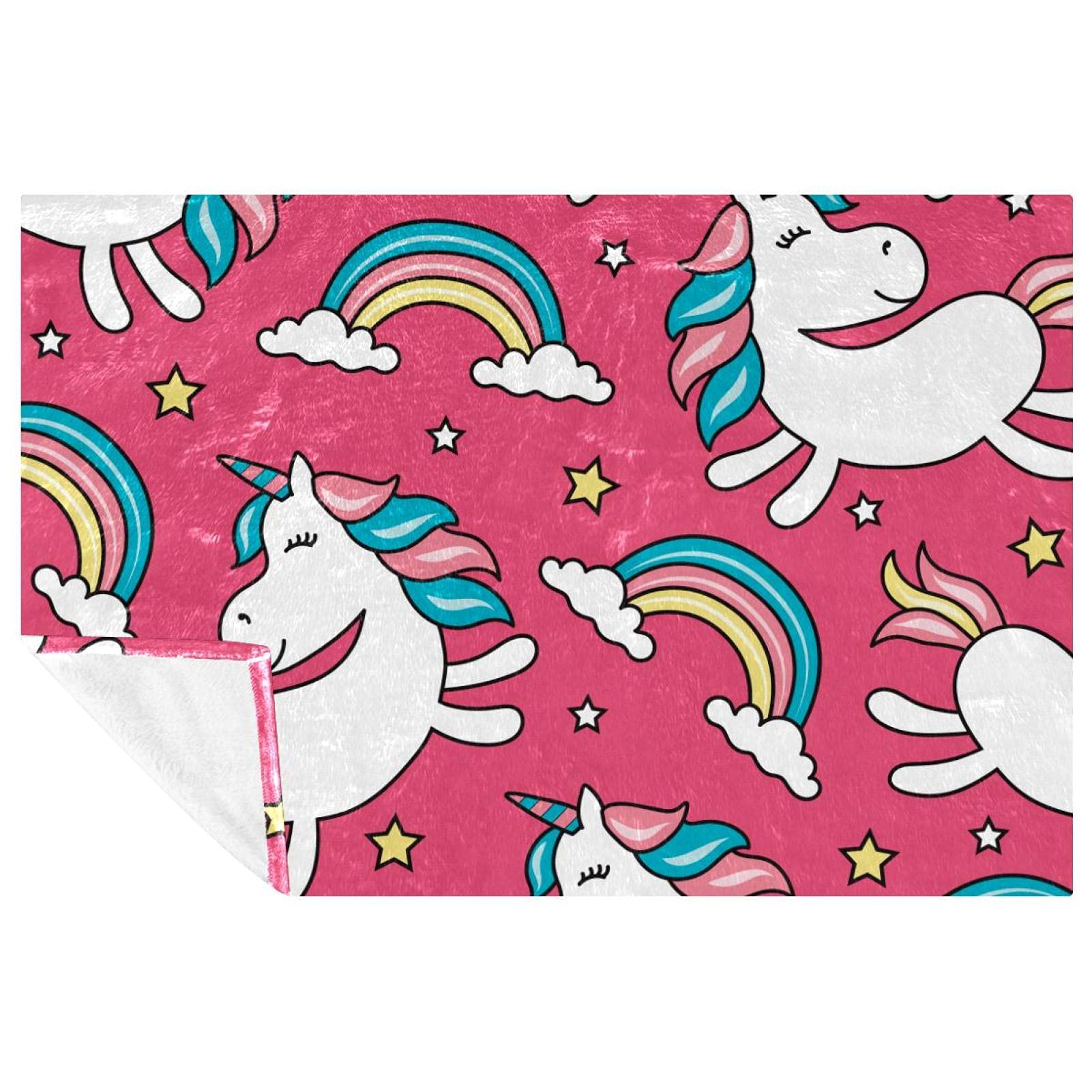 Couverture chaude licorne contre le froid pour des nuits douillettes en hiver