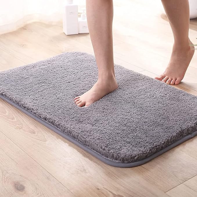 VMPS Paydan for Bathroom Big Size Dirt Mud Trapper Water Absorbent Rug for Bedroom, Kitchen, Hall, Indoor Mat 40 x 60 cm Pack of 1 Grey