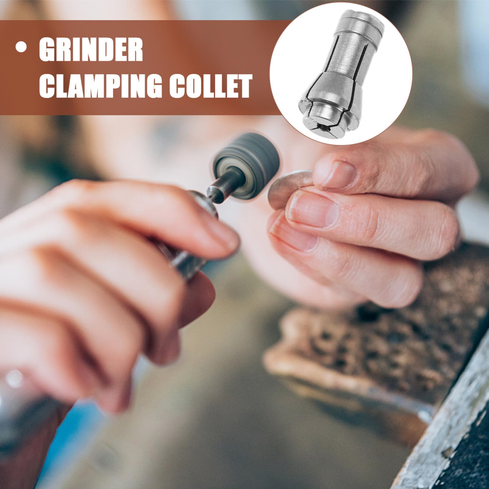 Angoily 1 Set Grinding Machine Clamping Collet Rotary Tool Collet Die Grinder Tool Supply
