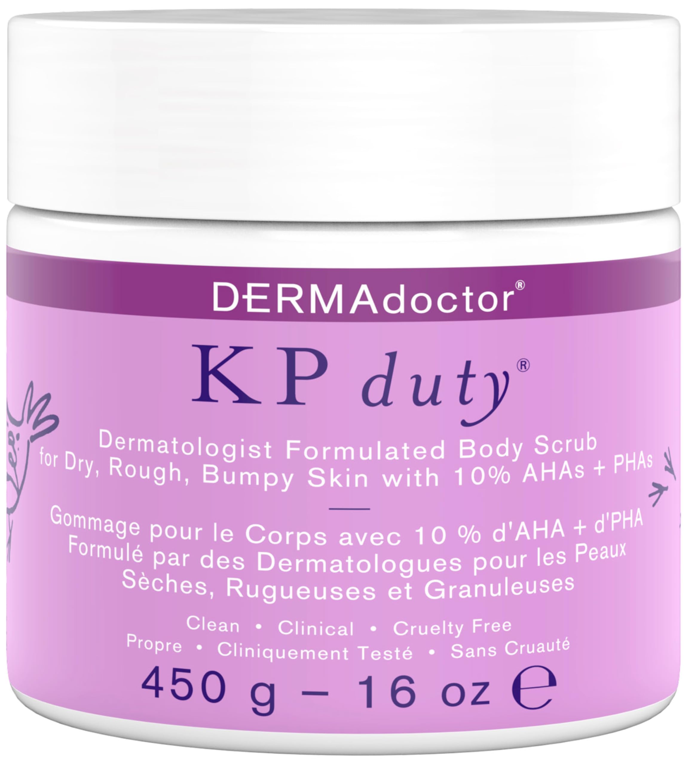 Derma Doctor KP Duty Dermatologist Formula Body Scrub 16.7oz