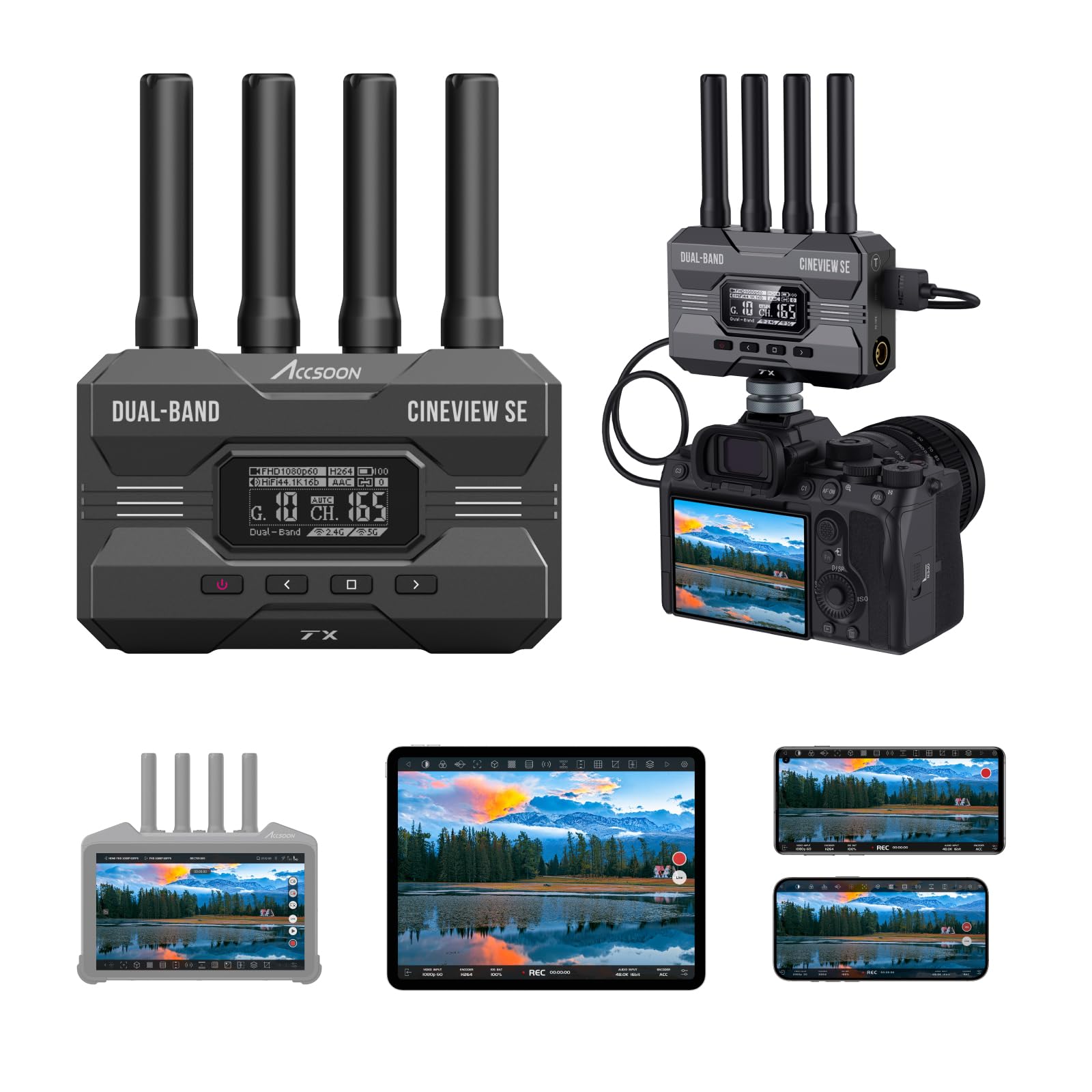 Amazon.com: Accsoon CineView SE Wireless Video Transmitter