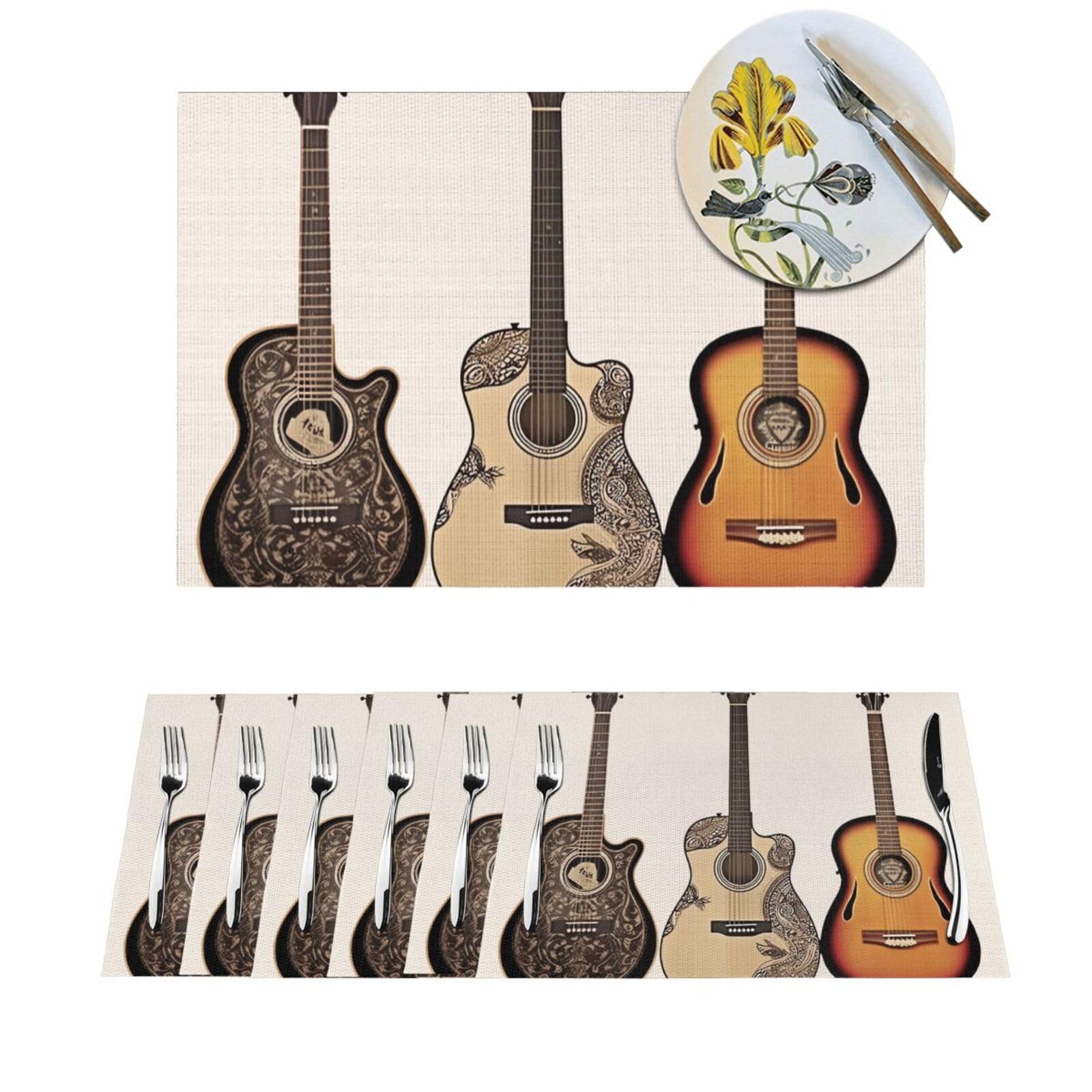 Sets de table en PVC lavables et antidérapants pour cuisine