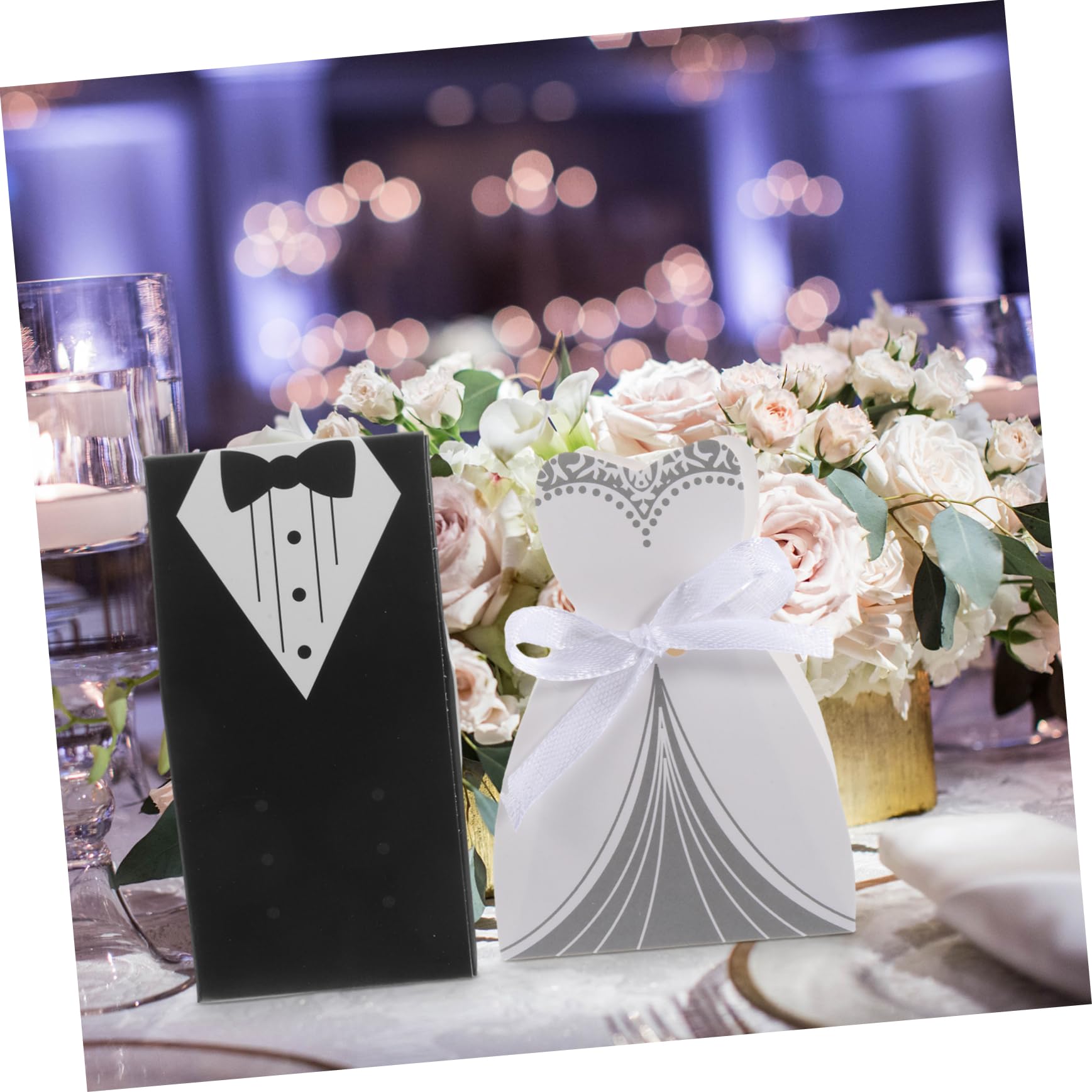 Scatola Regalo Matrimonio Romantica in Cartone 100 Pezzi