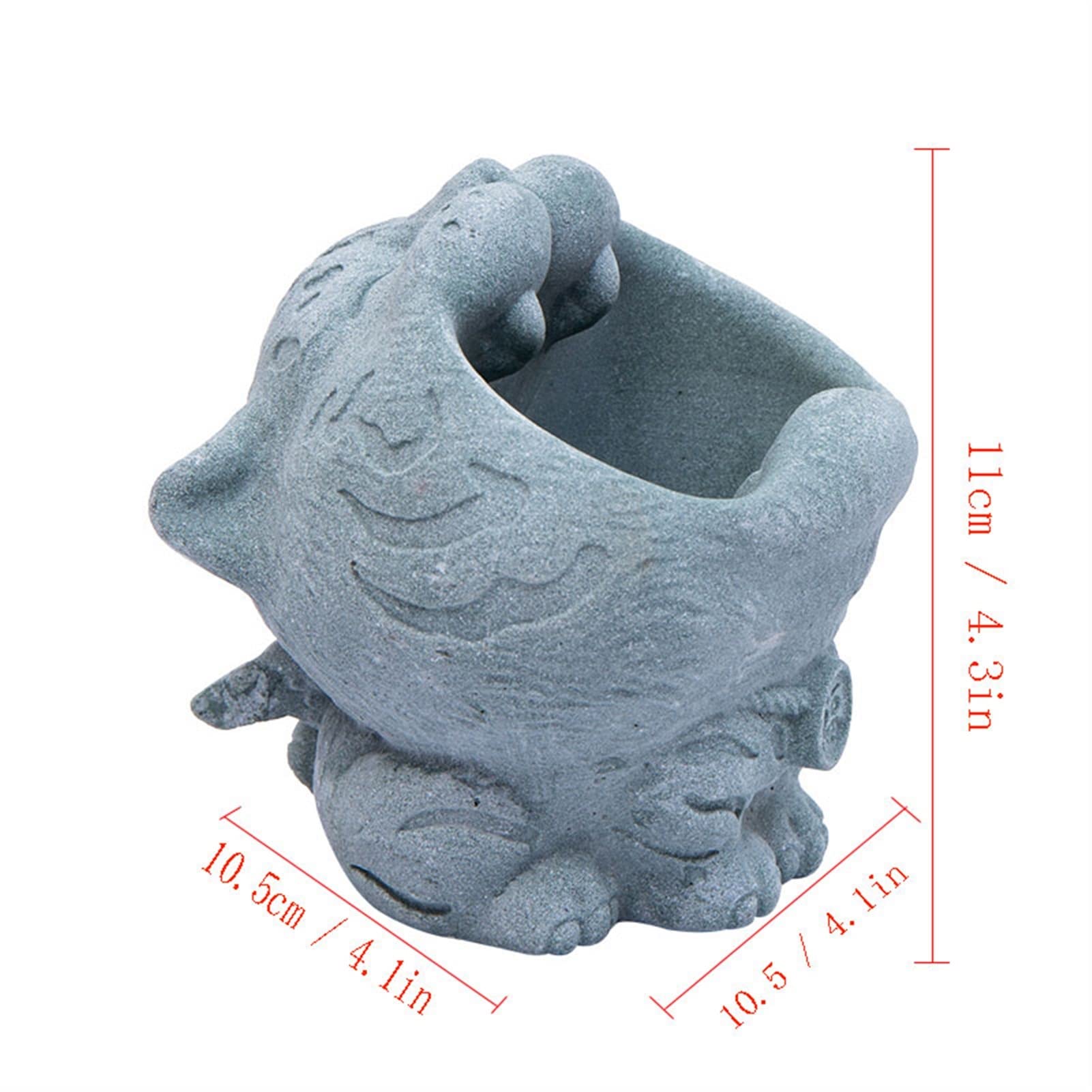 Stifteköcher Stiftbecher Stifthalter Moderne kreative Tierstatue Bleistift Aufbewahrungst Cup Student Studie Desktop Bleistifthalter Büro Desk Dekoration Stifthalter Stifteköcher Schreibtisch (Color