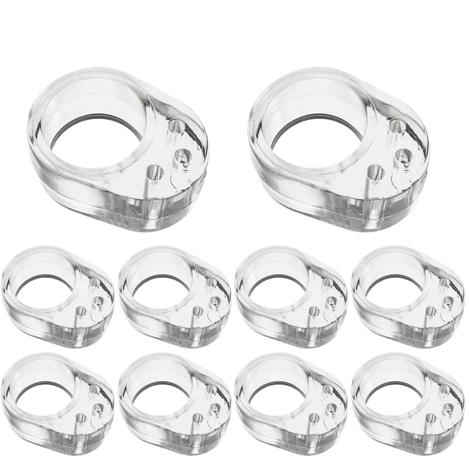 Xctdsvah Single Ring-A Door Stop Silicone Gel Door Stop Transparent Wall Protection Knob Bumper Furniture Protector Pad Handle Buffer(,20Pcs)
